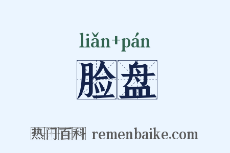 脸盘是什么意思的图片
